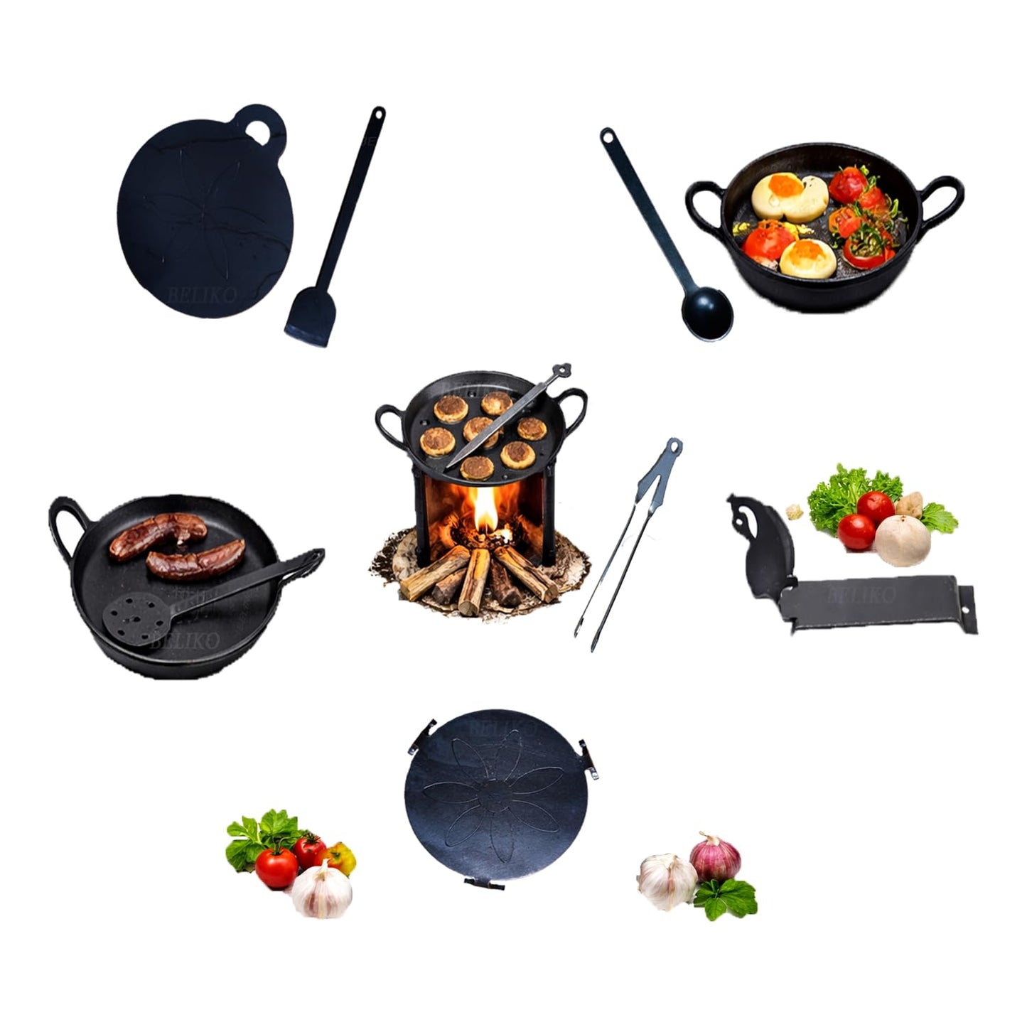 Iron Miniature Kitchen Set for Kids
