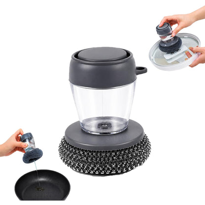 2 in 1 Soap Dispensing Palm Brush