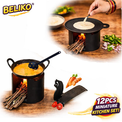 Iron Miniature Kitchen Set for Kids