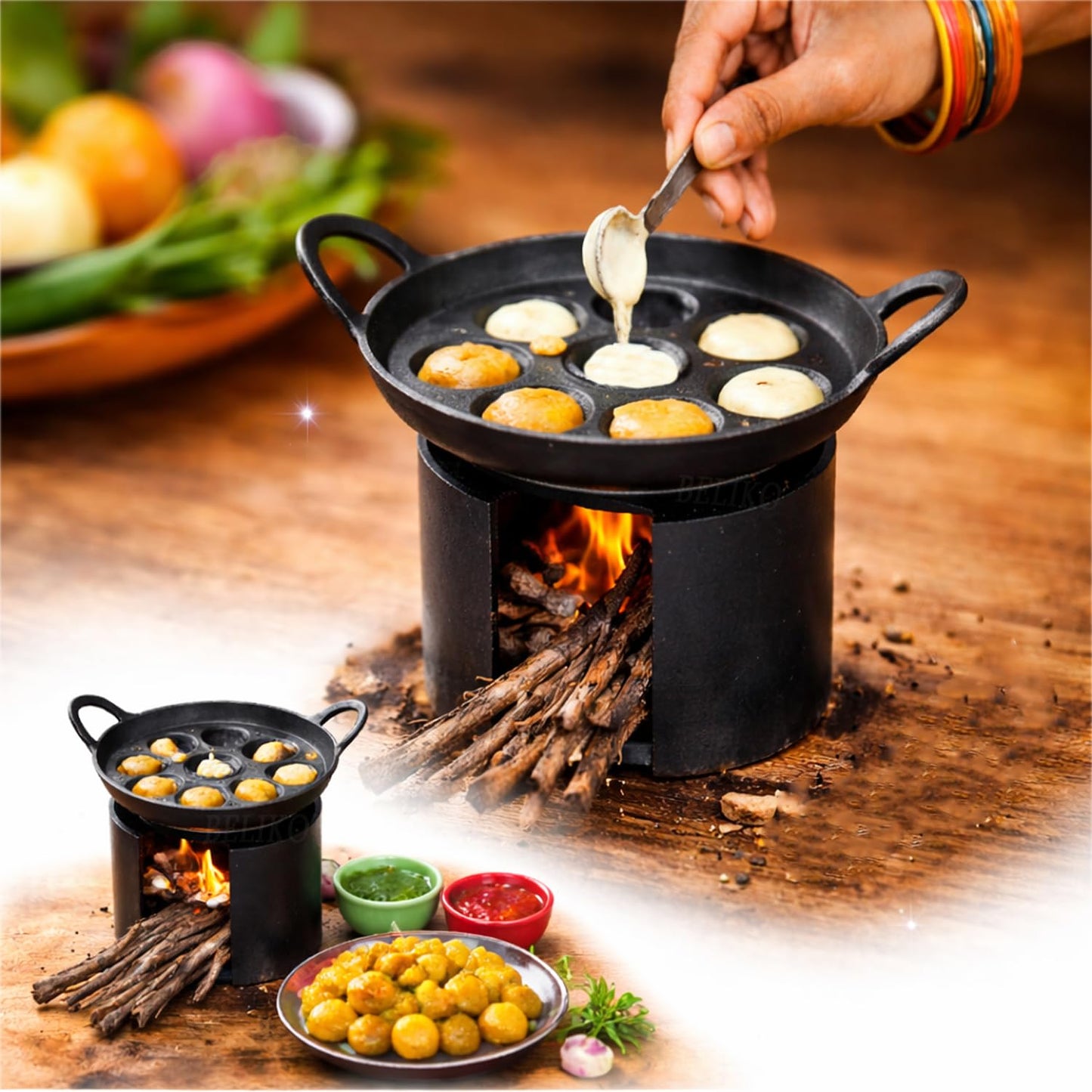 Iron Miniature Kitchen Set for Kids