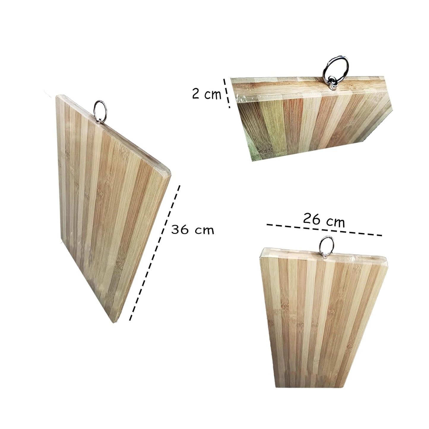 Wooden Chopping Board for Kitchen - Vegetable, Fruits & Cheese Cutting Board for Kitchen Accessories - Non Slip Chopping Board Wooden - Wooden Cutting Board