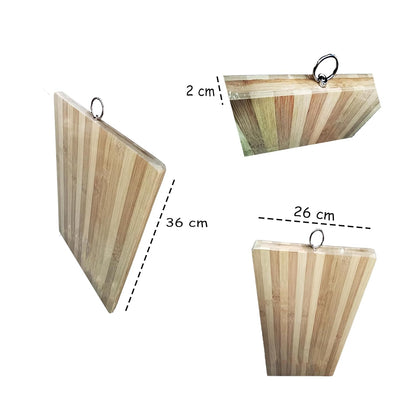 Wooden Chopping Board for Kitchen - Vegetable, Fruits & Cheese Cutting Board for Kitchen Accessories - Non Slip Chopping Board Wooden - Wooden Cutting Board