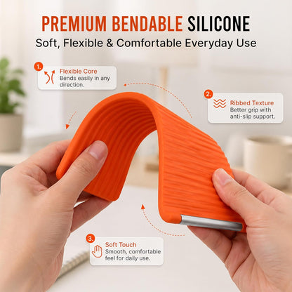 Ultra Slim Adjustable Silicone Cradle for Desk & Travel