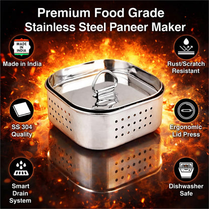 Stainless Steel Paneer Maker Mould