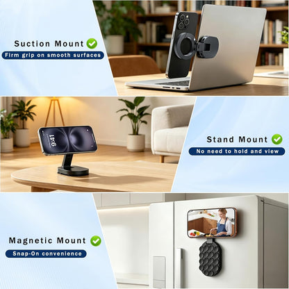 3 in 1 Suction Magnetic Phone Holder