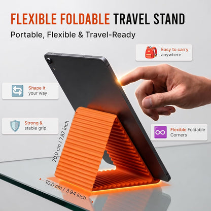Ultra Slim Adjustable Silicone Cradle for Desk & Travel