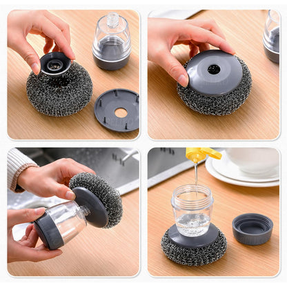 2 in 1 Soap Dispensing Palm Brush