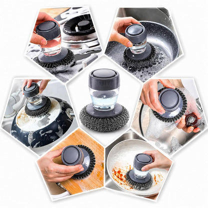 2 in 1 Soap Dispensing Palm Brush