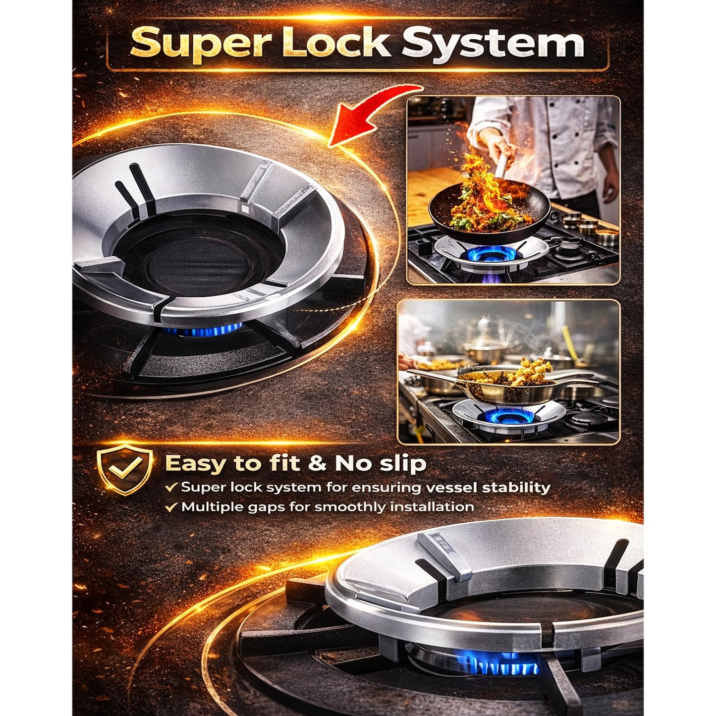 Gas Saver Burner Stand | Energy Saving Burner Ring Jali
