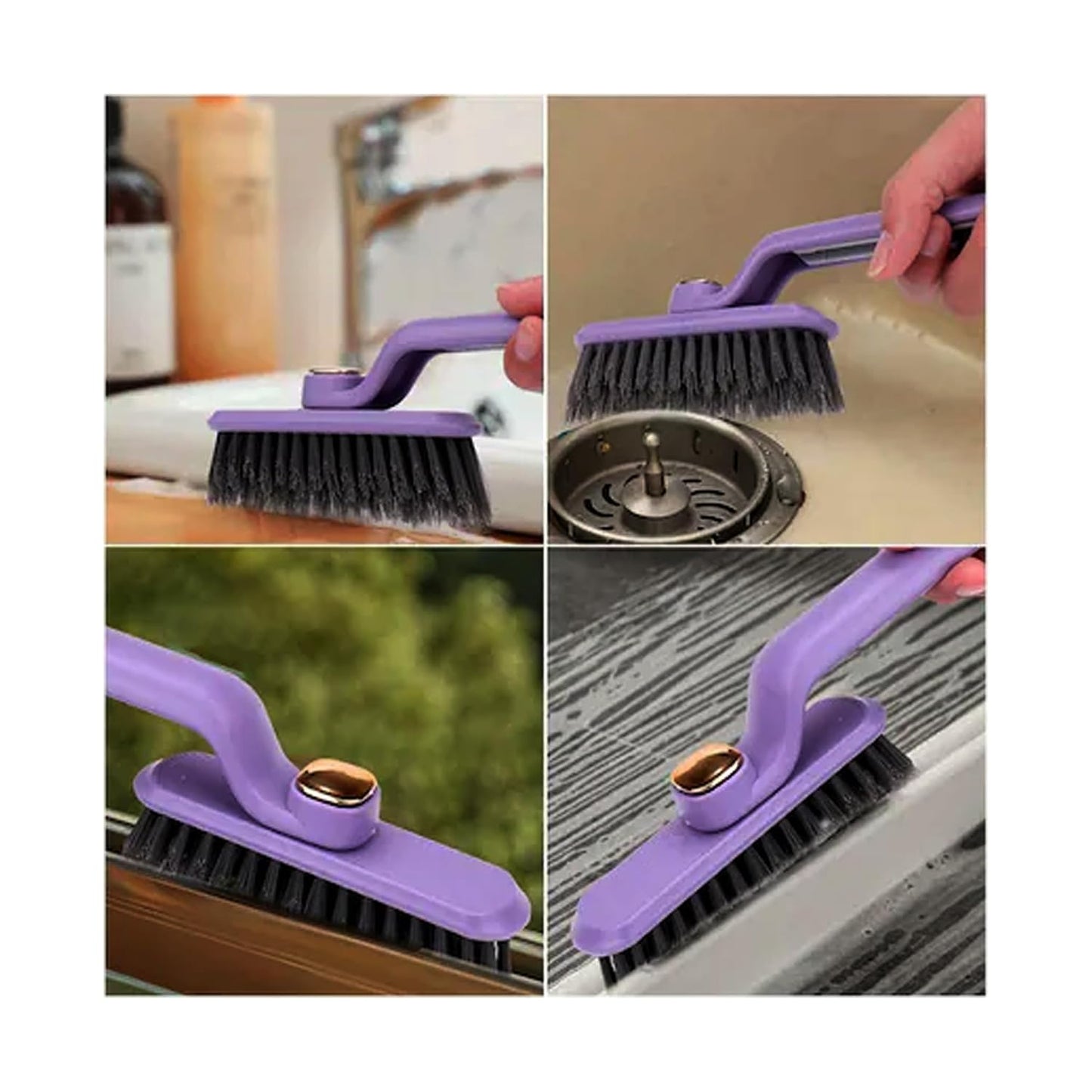 360° Rotating Bathroom Cleaning Brush
