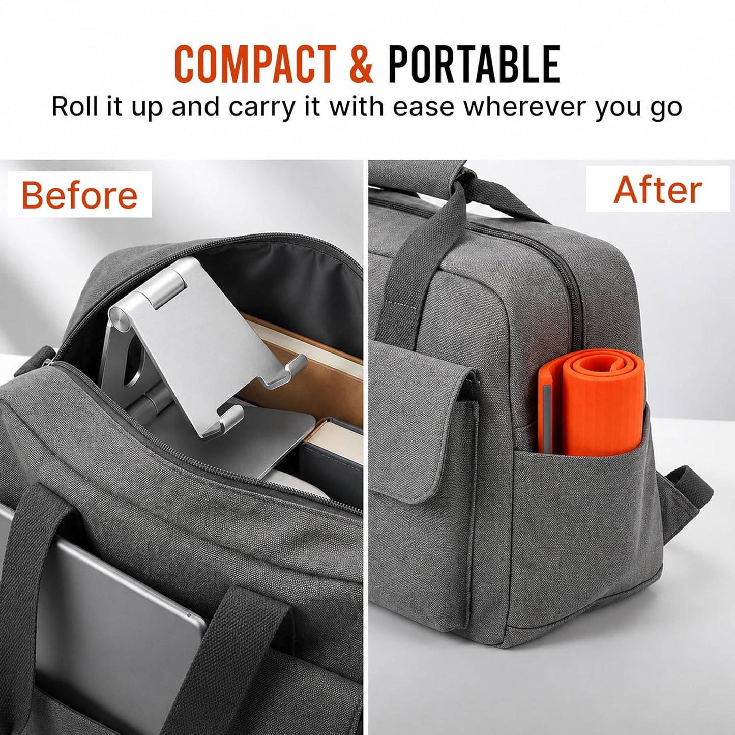 Ultra Slim Adjustable Silicone Cradle for Desk & Travel
