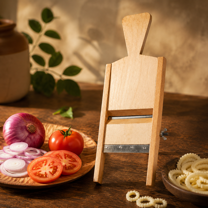 Wooden Mandoline Vegetable Slicer & Grater (Big Size)